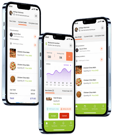 Dar Dar App on Multiple Phones