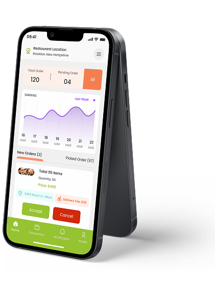 Dar Dar Vendor Dashboard Mockup