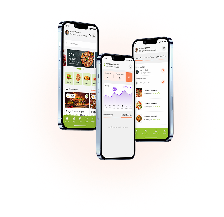 Dar Dar App on Multiple Phones